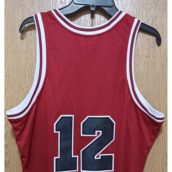 Michael Jordan (Mitchell/Ness)-(Bulls)-(Jersey)-(Red)-(New)-(Size:XL)-$100.00 - Picture 5 of 6